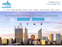Tablet Screenshot of gowproperty.com.au